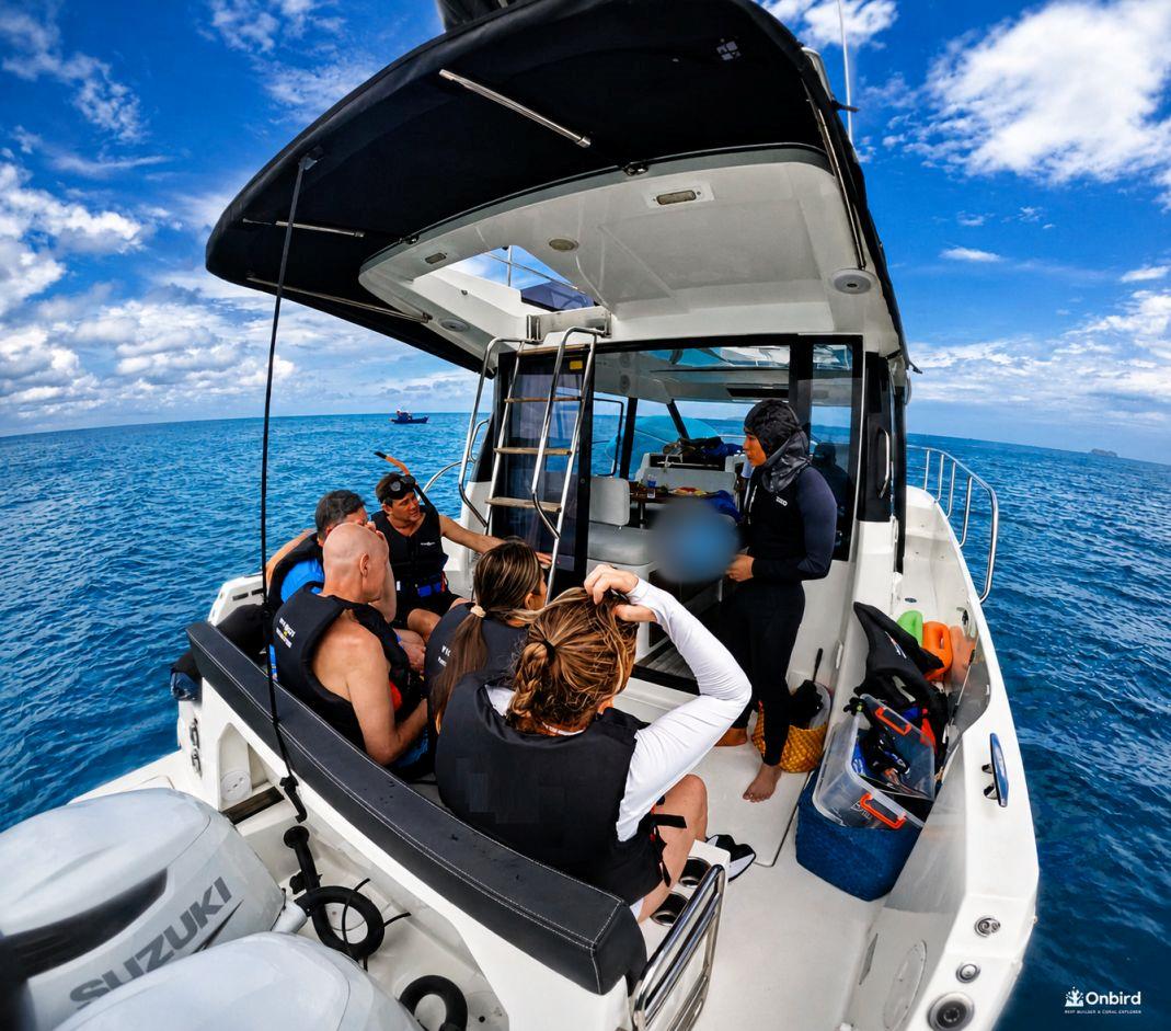 Phu Quoc motor yacht for snorkeling by OnBird Phu Quoc
