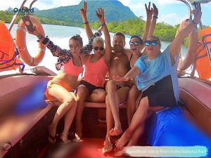 Ngồi tàu cao tốc đi dọc sông Rạch Tràm - rừng quốc gia Phú Quốc