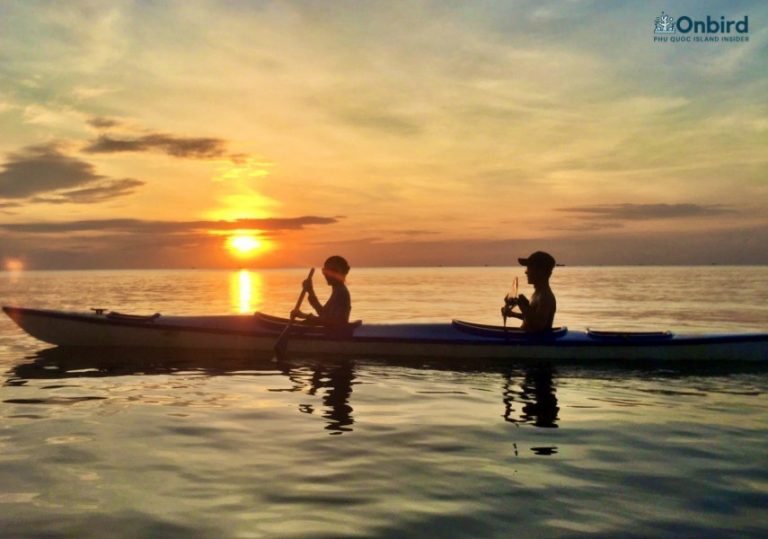 Sunset Drifting On The Way Back - 4 km of kayaking