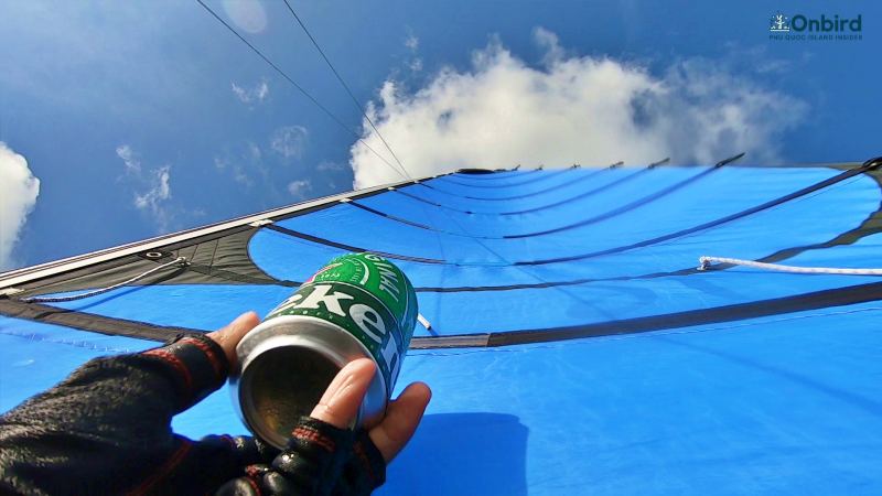 Sailing by Catamaran in Phu Quoc Island, Vietnam