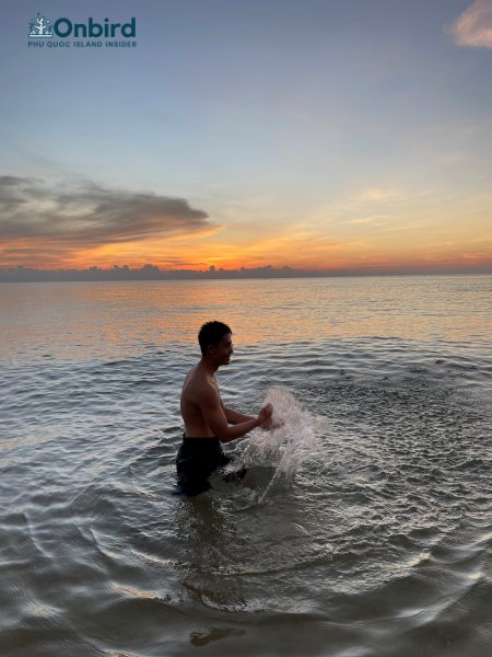 Phu Quoc island sunset Duong Dong beach