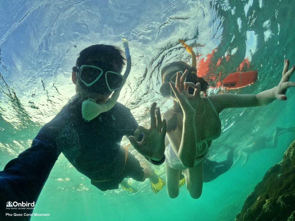 PRIVATE SNORKELING TRIP TO HALFMOON REEF & CORAL MOUNTAIN IN PHU QUOC