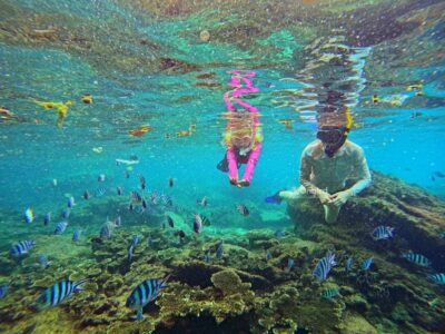 Private Snorkeling with kid in Phu Quoc Island, Vietnam to see fish and coral