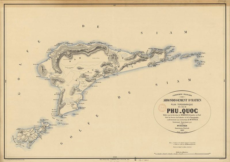 Phu Quoc Old Map 1907
