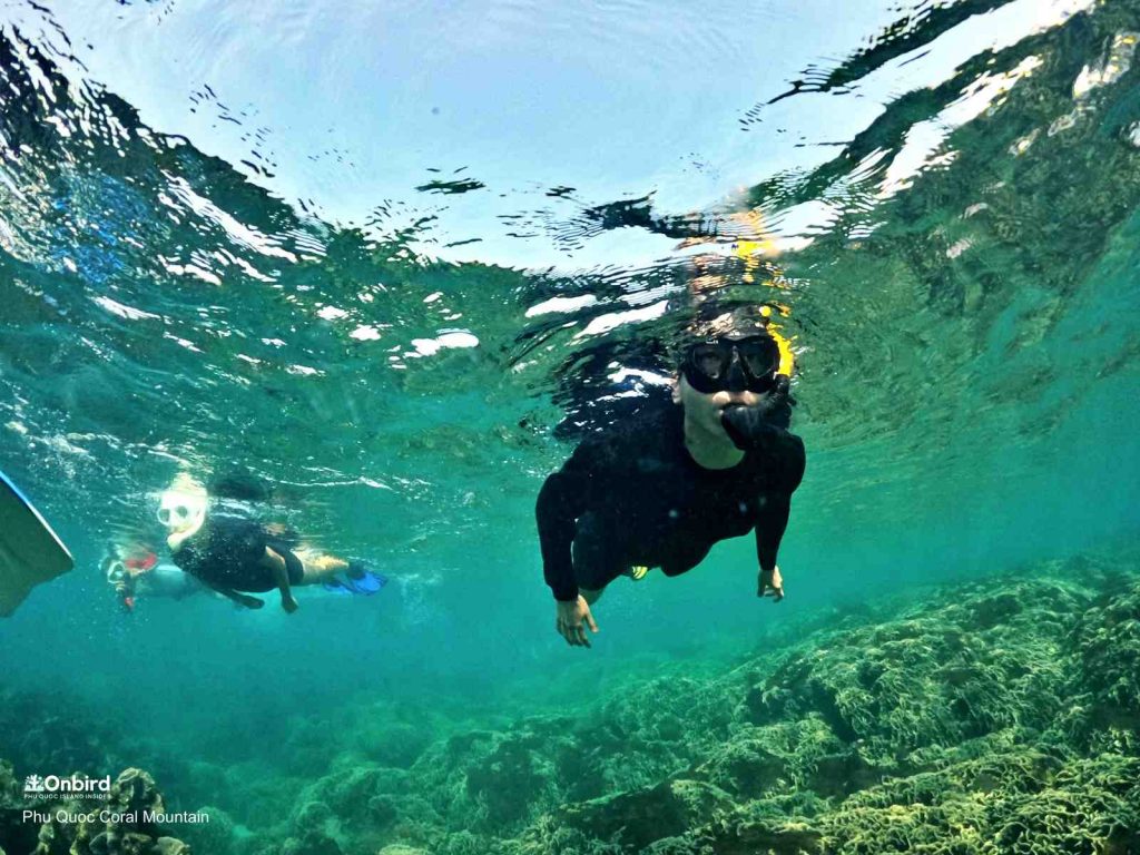 If you don't have wetsuit, long-sleeve shirt is good as well