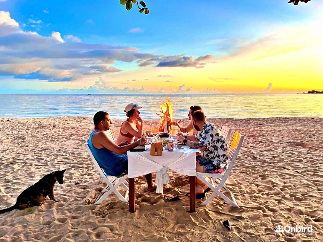 Phu Quoc private beach sunset dinner
