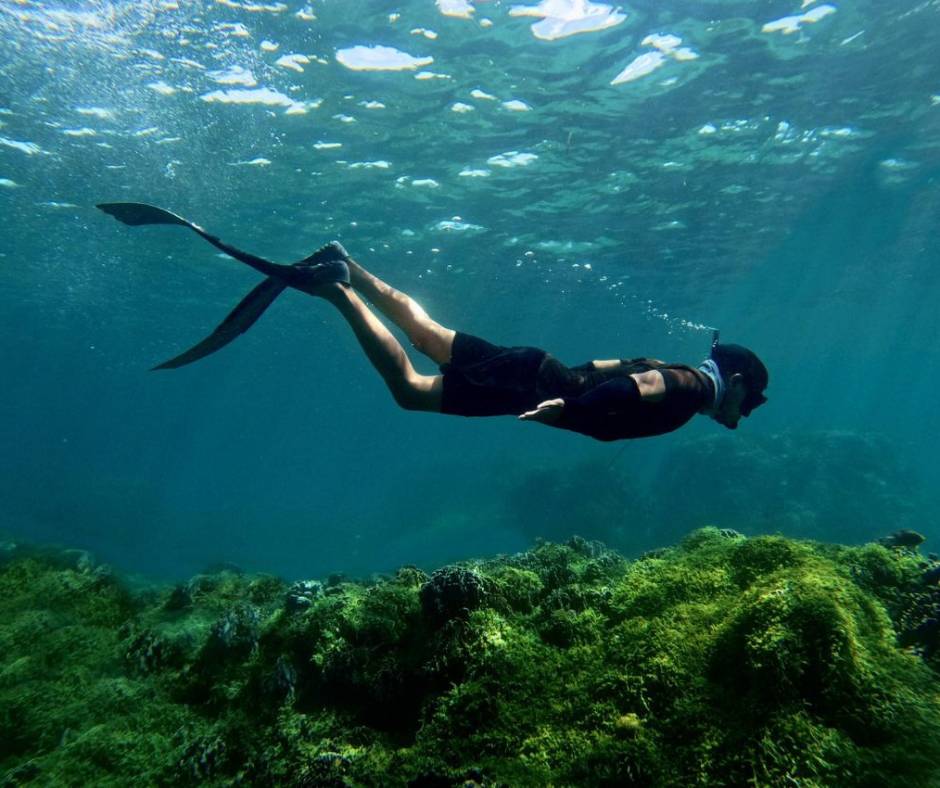 Lặn ống thở tại biển Phú Quý (nguồn: sưu tầm)