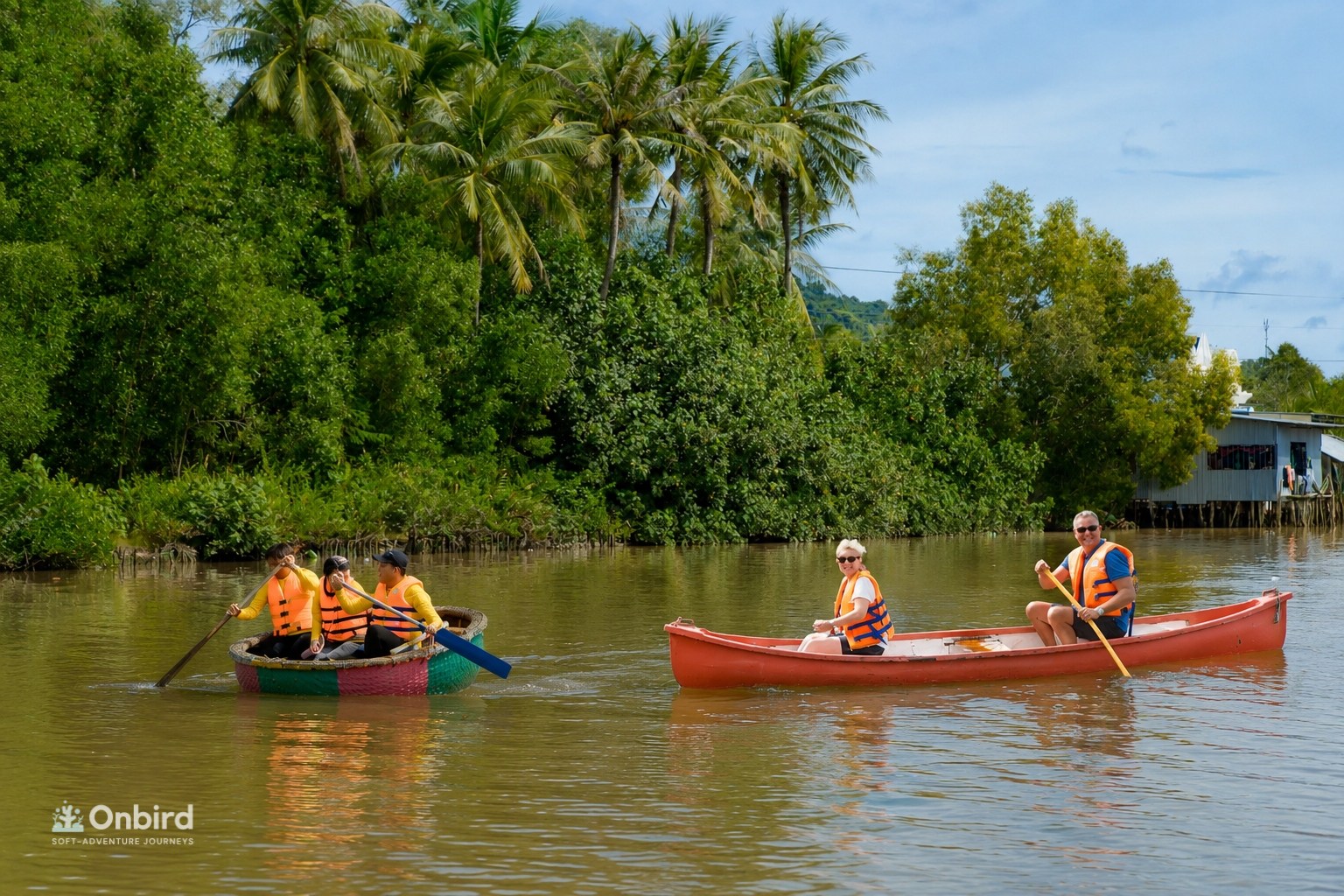 Kayak Basket Boat Cua Can River Kayak Basket Boat Cua Can River