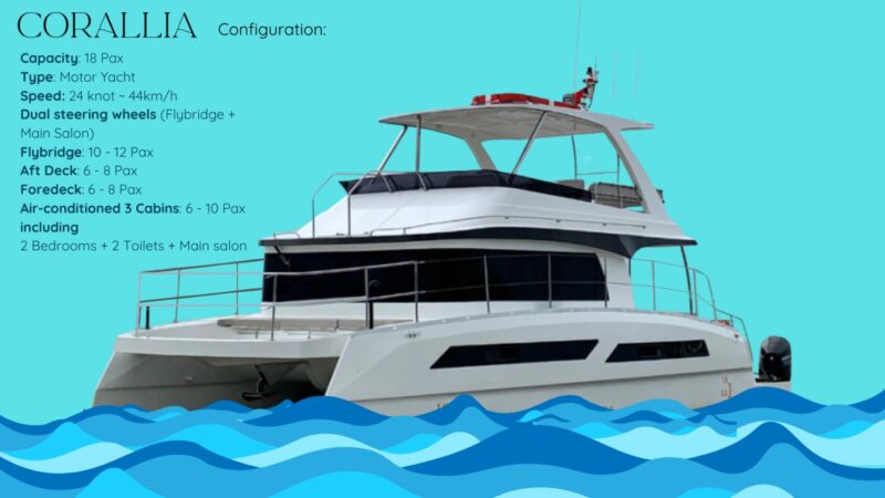 OnBird motor yacht Corallia Snorkeling in Phu Quoc island Vietnam