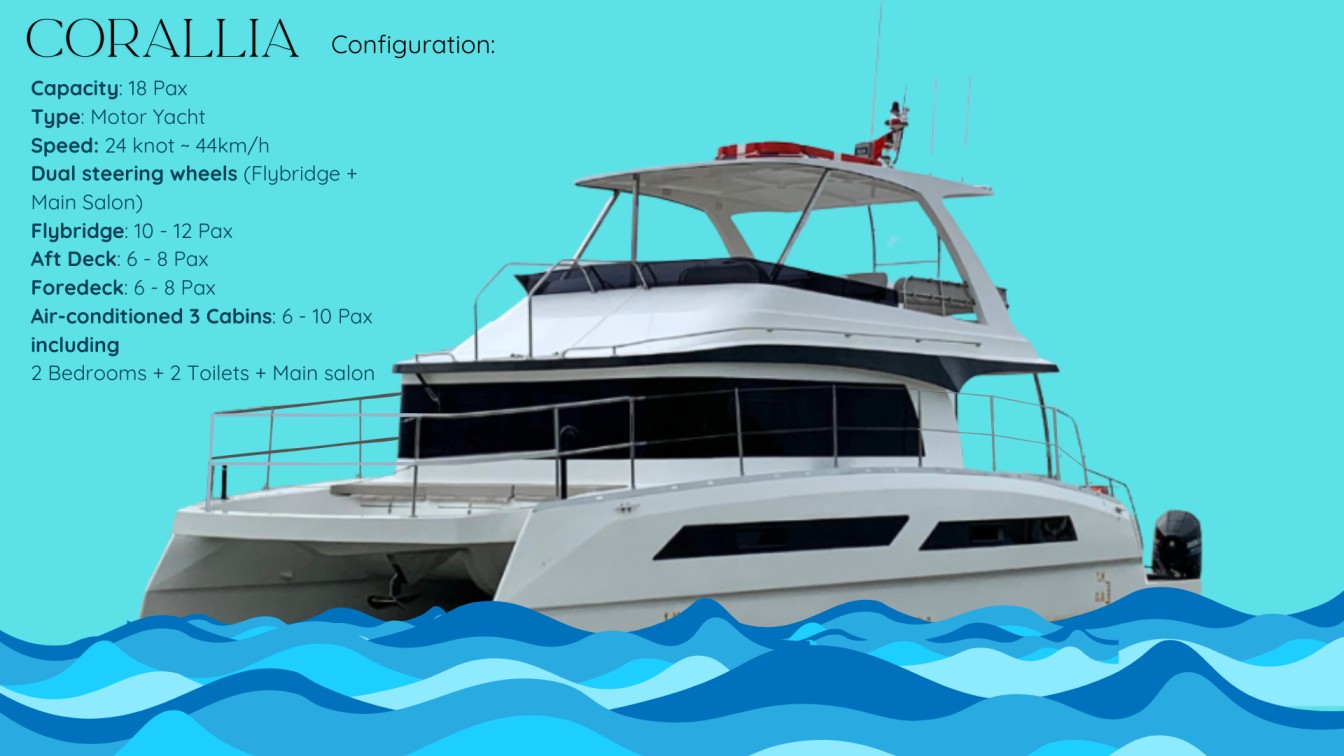 OnBird motor yacht Corallia Snorkeling in Phu Quoc island Vietnam